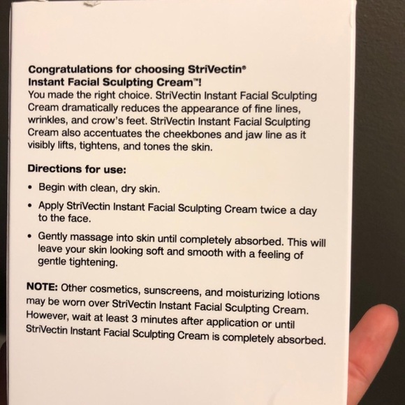 StriVectin instant facial sculpting cream - Picture 3 of 8